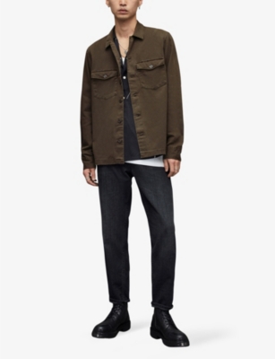 ALLSAINTS: Spotter regular-fit cotton shirt
