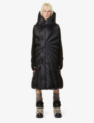 rick owens quilted shell down jacket