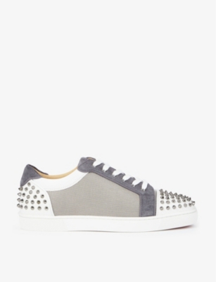 Christian Louboutin Seavaste 2 Orlato Flat Clf Graine Tis Ba In White/grey  | ModeSens