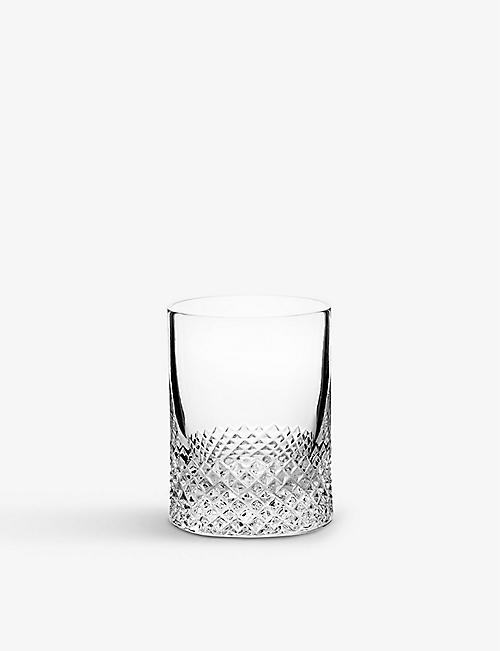 RICHARD BRENDON: Diamond crystal shot glasses set of two