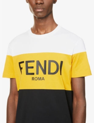 FENDI - Logo-print cotton-jersey T 