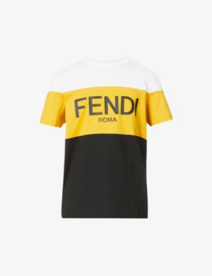 FENDI - Logo-print cotton-jersey T 