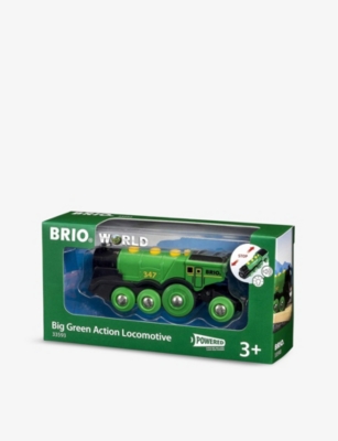 brio green locomotive