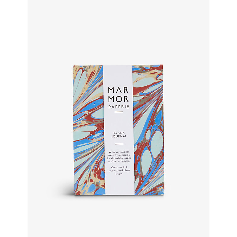Marmor Paperie Feather-marbled Pocket Journal 14cm