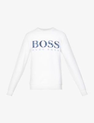 Logo-print cotton-jersey sweatshirt