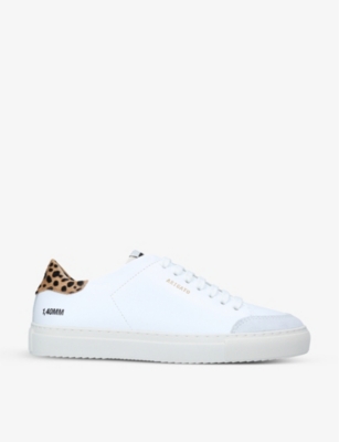 axel arigato leopard print trainers