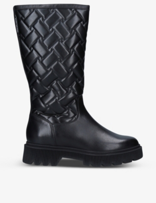 kurt geiger quilted boots