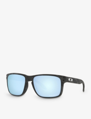 Oakley Womens Black Oo9102 55 Holbrook Square-frame Acetate Sunglasses In Black
