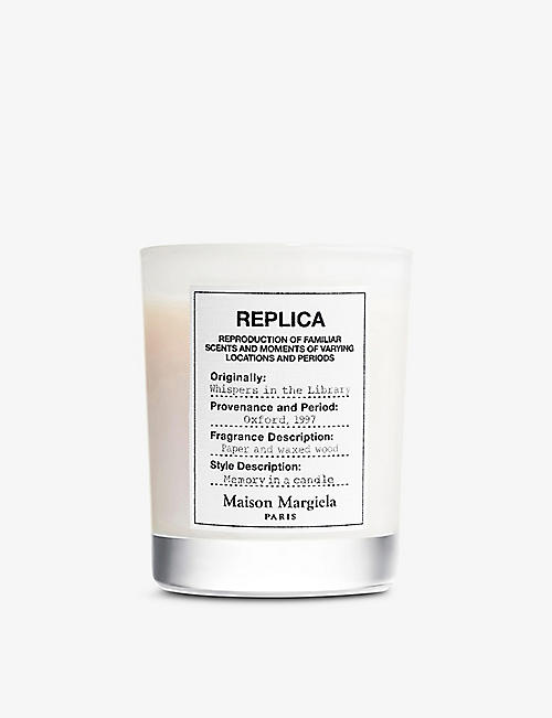 MAISON MARGIELA: Replica Whispers in the Library scented candle 165g
