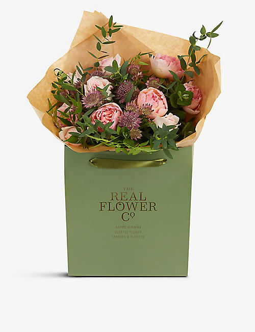 THE REAL FLOWER COMPANY: Pastel Pink Pick of the Day small bouquet
