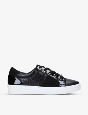 carvela snakeskin trainers