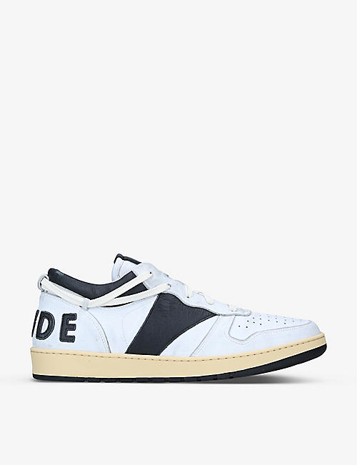 RHUDE: Rhecess Low leather trainers
