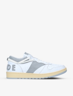Rhude Rhecess Low-top Sneaker, White And Grey
