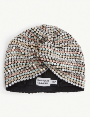 MARY JANE CLAVEROL - Malibu jewelled turban | Selfridges.com display picture 1