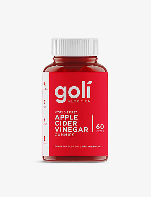 GOLI: Apple Cider Vinegar Gummies jar of 60