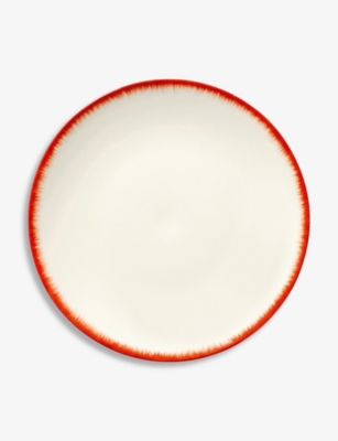 Shop Ann Demeulemeester X Serax Dé Variation No.2 Porcelain Plate 17.5cm