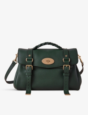 grafisk næse frynser MULBERRY - Alexa leather satchel bag | Selfridges.com