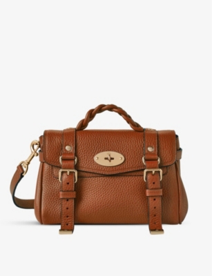 Vintage Mulberry Baby brown Leather Hand Bag Shoulder Bag Made in England