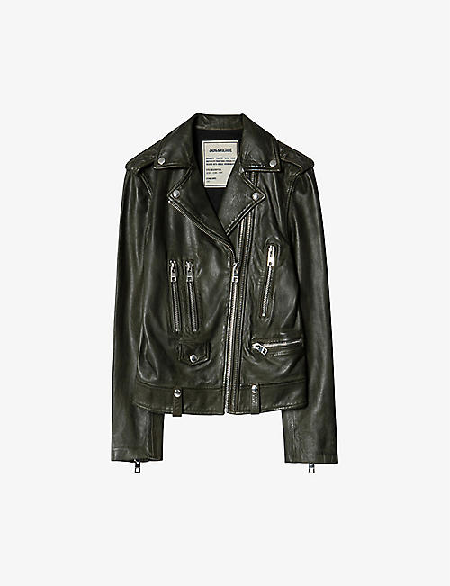 ZADIG&VOLTAIRE: Lenni double-zip leather jacket