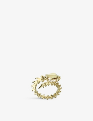 Shop Shaun Leane Women's Yellow Gold Vermeil Serpent Trace Yellow Gold Vermeil Wrap Ring