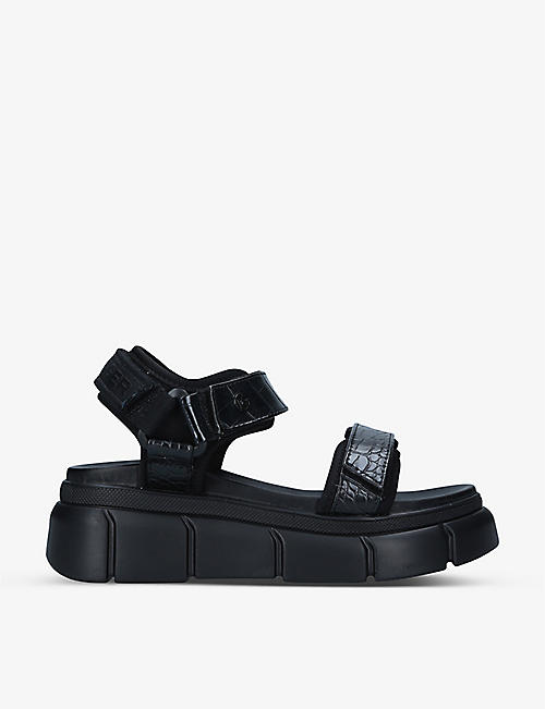 KG KURT GEIGER: Rigged chunky strap sandals