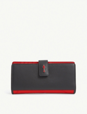 CHRISTIAN LOUBOUTIN Paloma grained-leather wallet