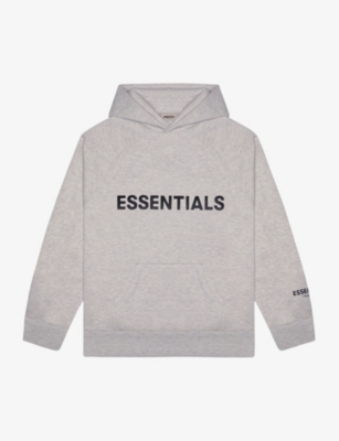 FOG X ESSENTIALS ESSENTIALS Core brand print cotton blend hoody