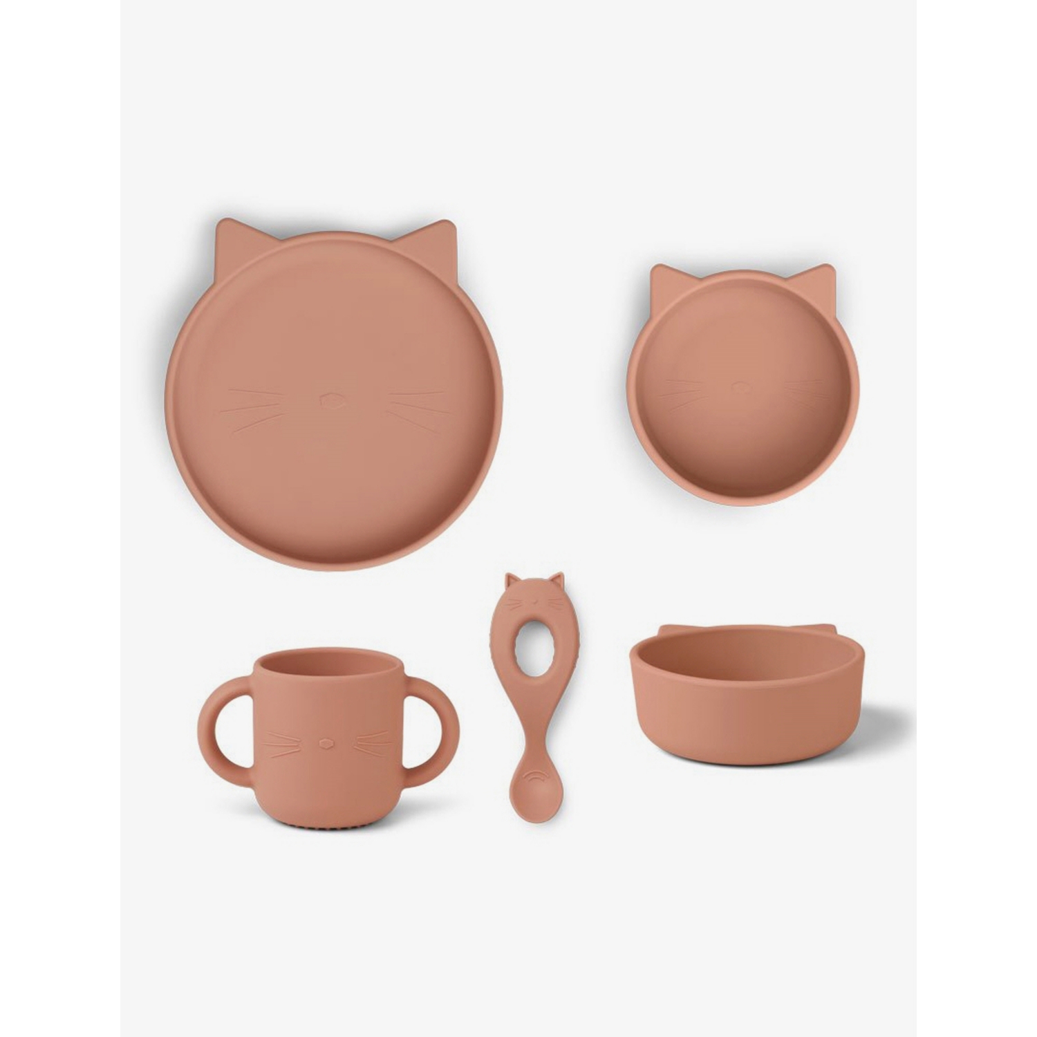 Liewood Vivi Animal Shape Silicone Tableware Set of Four