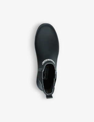 BARBOUR: Wilton rubber Chelsea wellington boots