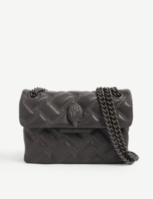 KURT GEIGER KENSINGTON MINI QUILTED LEATHER SHOULDER BAG,R03698363