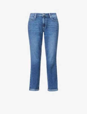 Paige Brigitte Transcend Blue Slim Boyfriend Jeans