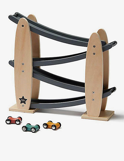儿童概念：Nature 木制汽车轨道 30 厘米