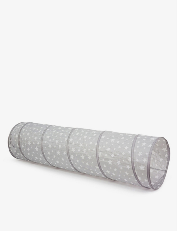 Graphic-print nylon play tunnel 180cm