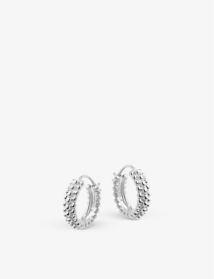MISSOMA Baya mini sterling silver hoop earrings Selfridges