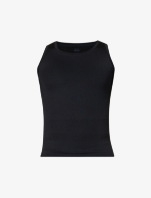 Spanx Ultra-sculpt Seamless Stretch-jersey Tank Top In Black