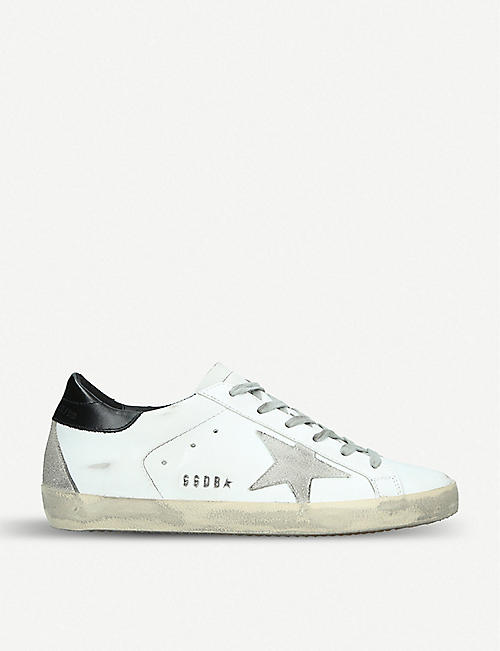 GOLDEN GOOSE: Women's Superstar W5 leather trainers