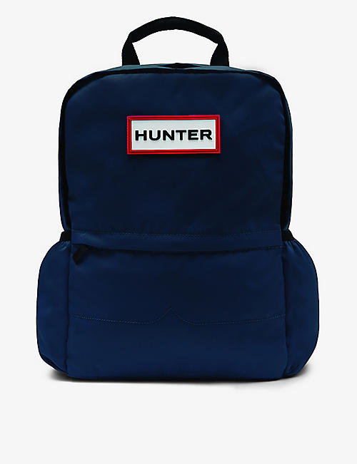 HUNTER: Original logo-embellished nylon backpack