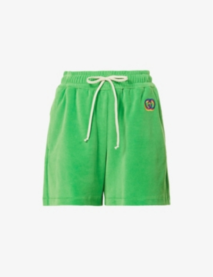 gucci velvet shorts