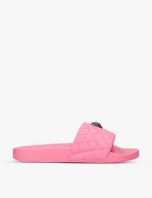 KURT GEIGER LONDON - Meena Eagle rubber sliders | Selfridges.com