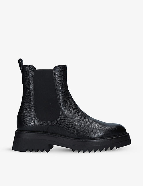 CARVELA: Strong leather Chelsea boots