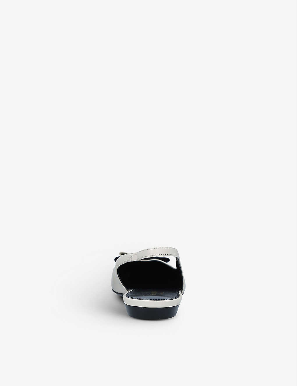 SAINT LAURENT Anais bow-embellished leather flats