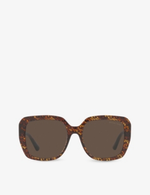 MICHAEL KORS: MK2140 Manhasset acetate square sunglasses