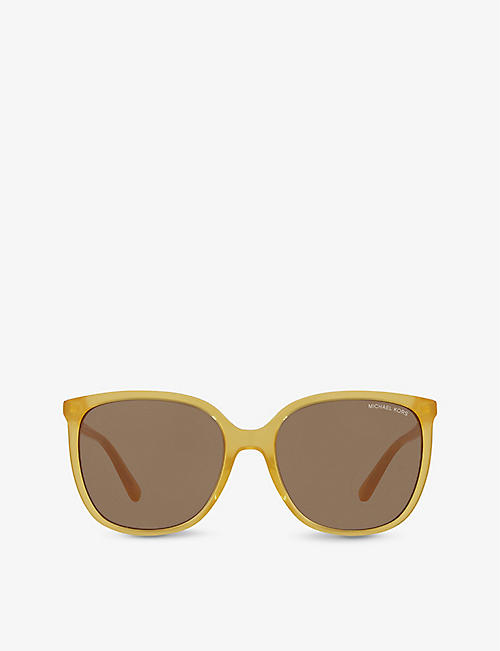 MICHAEL KORS: MK2137U 57 Anaheim square-frame acetate sunglasses