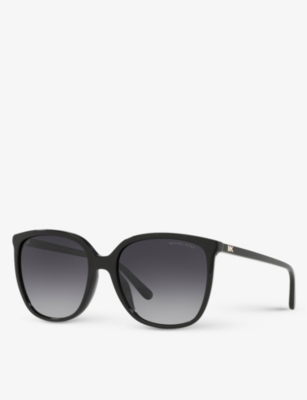 Michael Kors Womens Black Mk2137u 57 Anaheim Square-frame Acetate Sunglasses In Black