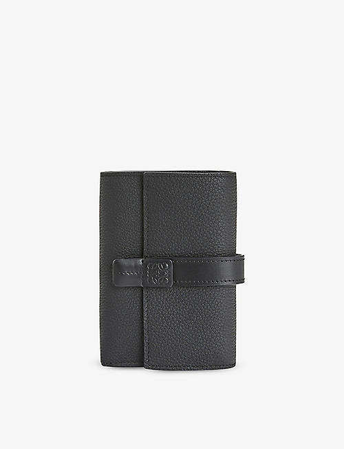 LOEWE: Anagram-embossed vertical leather wallet