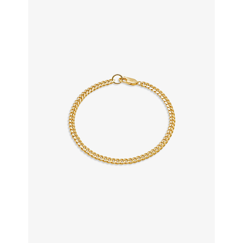 Missoma Round Curb Chain 18ct Gold-plated Vermeil Sterling Silver Bracelet