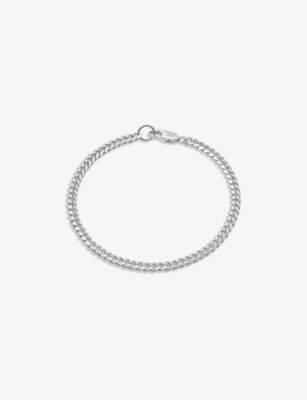 MISSOMA CURB-CHAIN 18CT RHODIUM-PLATED STERLING-SILVER BRACELET,R03701779