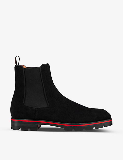CHRISTIAN LOUBOUTIN: Alpinono leather Chelsea boots