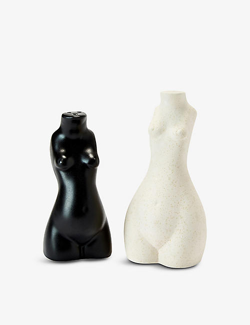 THE CONRAN SHOP: Anissa Kermiche Tit For Tat earthenware salt and pepper shakers