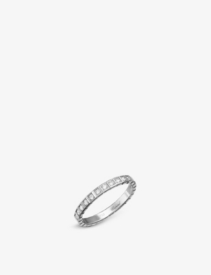 CHOPARD: Ice Cube 18ct white-gold and diamond ring